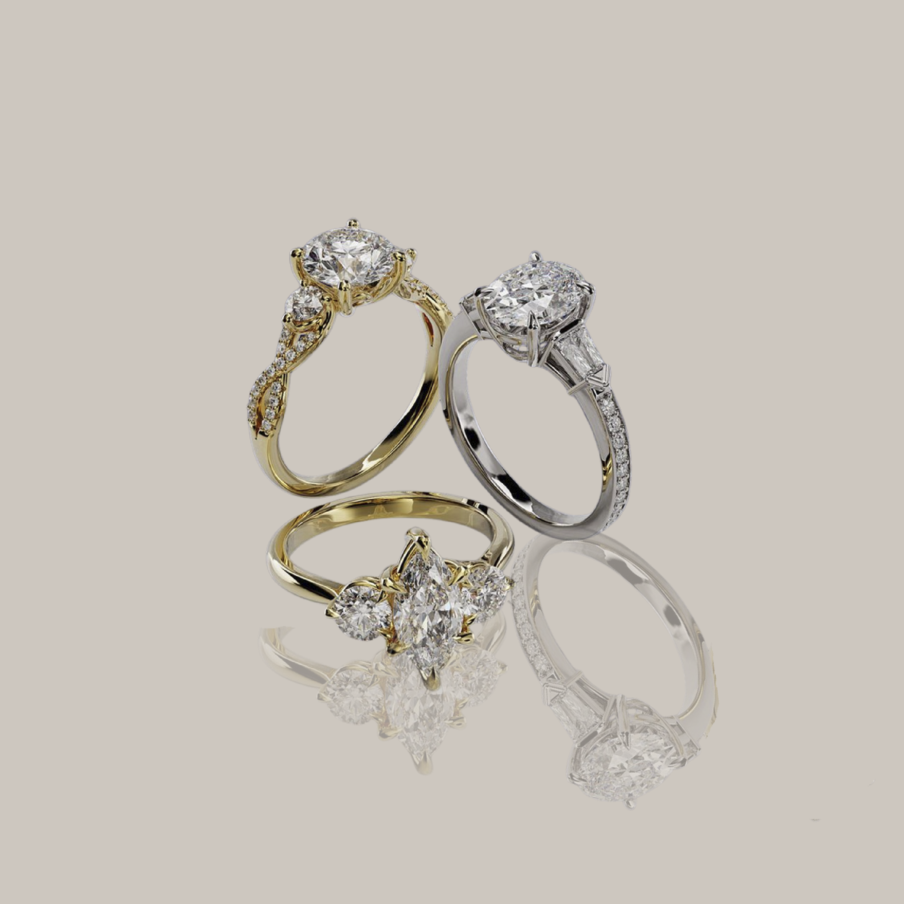 Three Most Popular Custom Engagement Rings